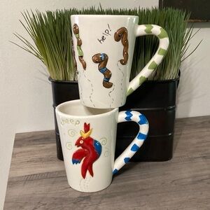 Studio Nova BIRD AND WORM FOOD CHAIN MUG SET